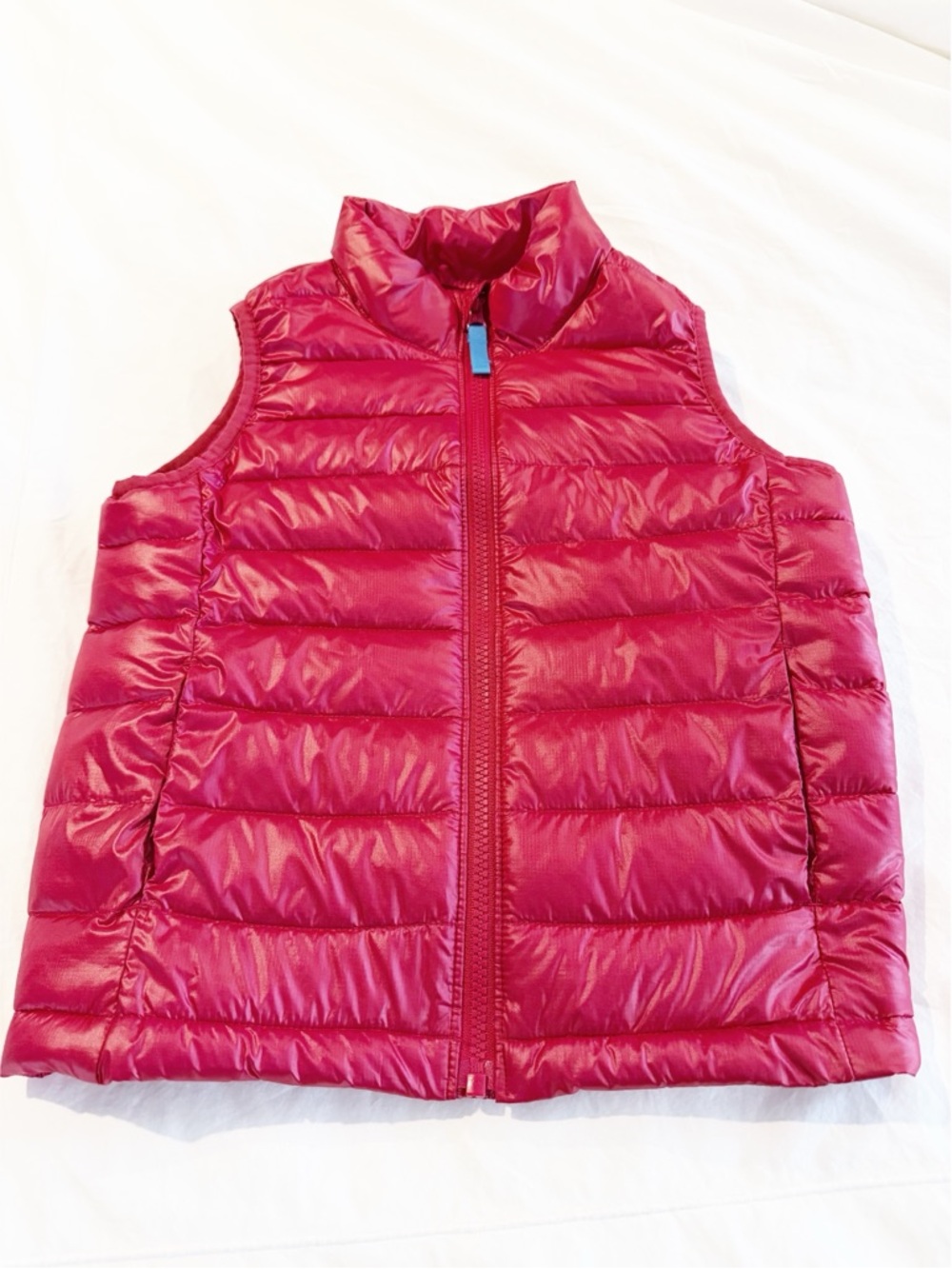 Primary Red Puffer Vest for Kids 6-7 Years